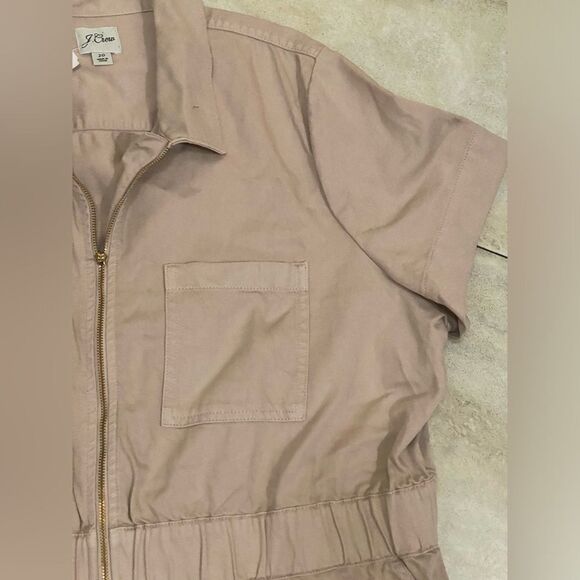 J crew Nude denim dress with zipper and pockets size 20 - Picture 15 of 16